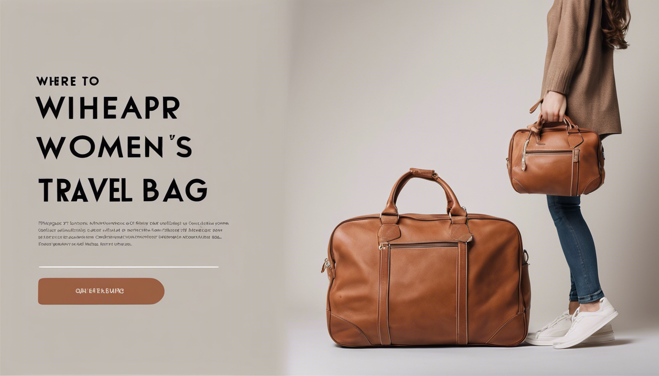 découvrez une sélection de sacs de voyage pour femme à petit prix. trouvez le sac idéal pour vos escapades avec style et praticité.