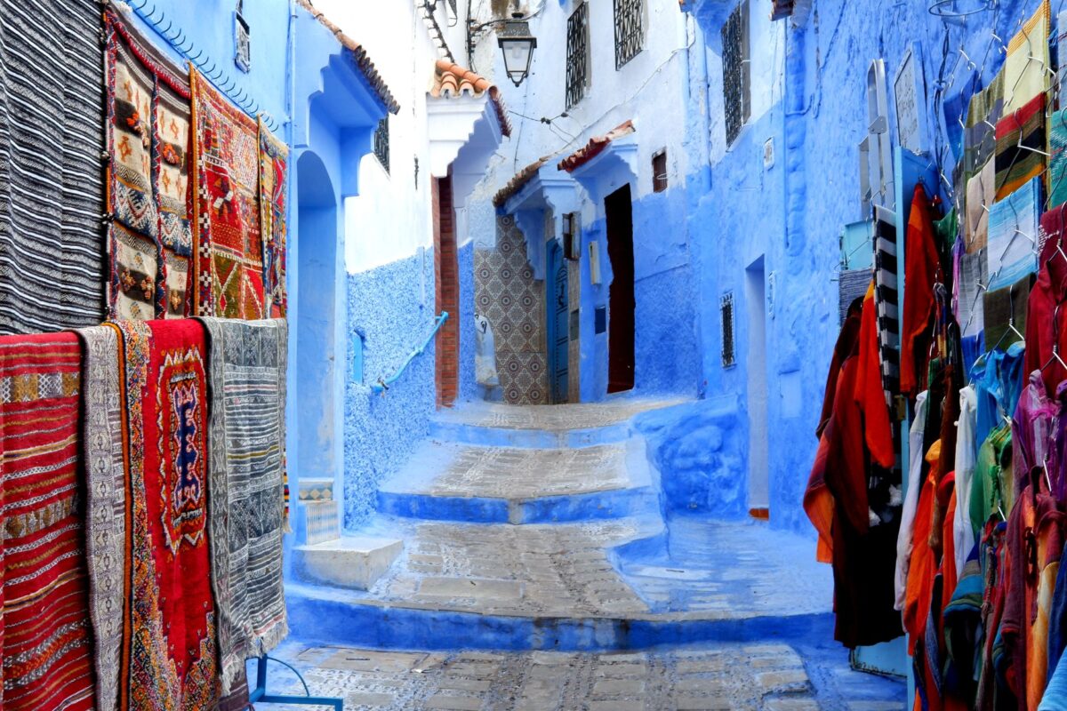 rue marocaine hiver