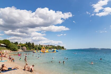 plage de Zadar vue mer
